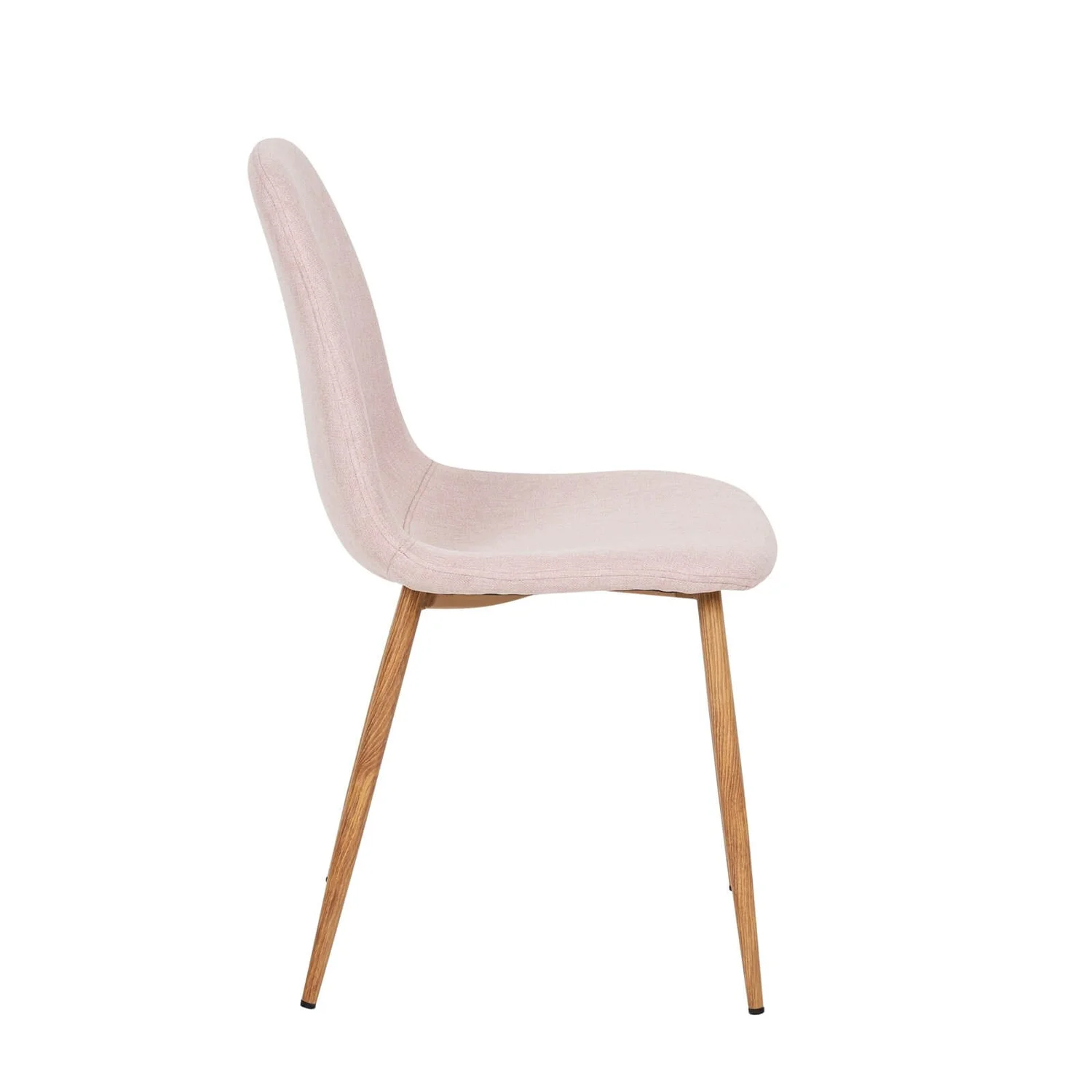 Ludlow Upholstered Dining Chair - Set Of 2 - Dusky Pink 7 Ludlow Upholstered Dining Chair - Set Of 2 - Dusky Pink - Image 5