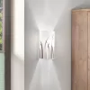 Eglo Rivato Wall Light - Chrome & White -Furniture Series Store 12828274 2154938968523945