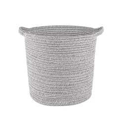 Two-Tone Cotton Rope Basket