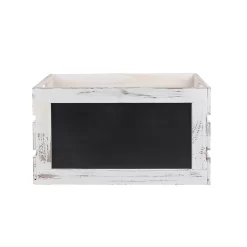 Whitewashed Wooden Crates With Chalkboard - Set Of 3 -Furniture Series Store 12829237 9934832979193116
