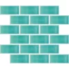 House Of Mosaics Teal Crackle Midi Metro Mosaic Tile (Sample Only) - 150 X 110mm -Furniture Series Store 12829576 1784831909054752