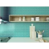House Of Mosaics Teal Crackle Midi Metro Mosaic Tile - 295 X 288mm -Furniture Series Store 12829577 7924831908391935