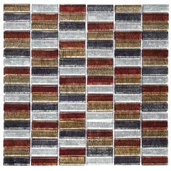House Of Mosaics Bangkok Linear Mosaic Tile (Sample Only) - 150 X 110mm