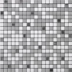 House Of Mosaics Riyadh Silver Mosaic Tile (Sample Only) - 150 X 110mm
