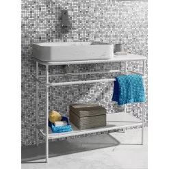 House Of Mosaics Riyadh Silver Mosaic Tile (Self-Adhesive) - 305 X 305mm