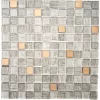 House Of Mosaics Copper Antwerp Mosaic Tile (Sample Only) - 150 X 110mm -Furniture Series Store 12829914 1194831950393570