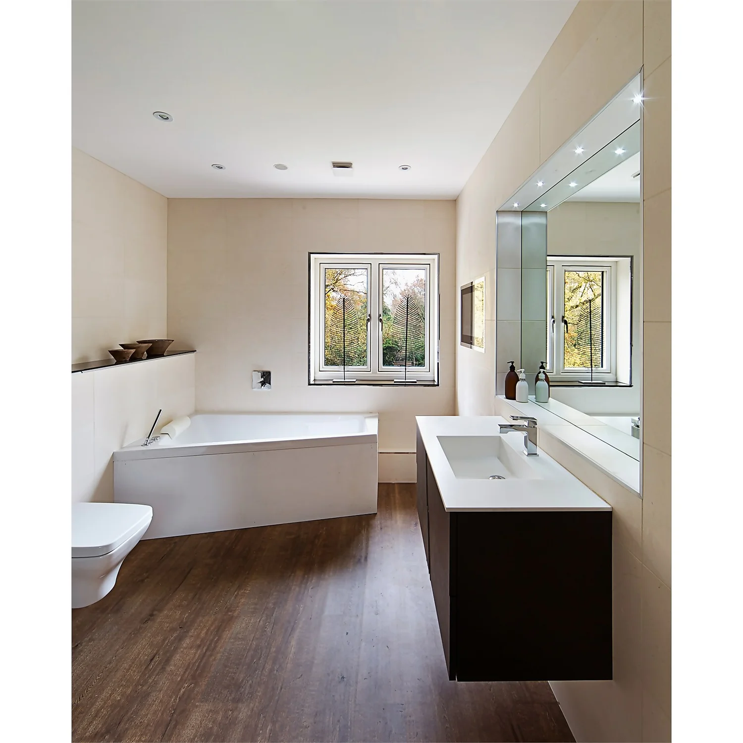 Kraus Rigid Core Luxury Vinyl Floor Tiles - Ingleton Walnut 3 Kraus Rigid Core Luxury Vinyl Floor Tiles - Ingleton Walnut