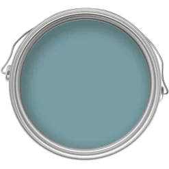 Homebase Bathroom Mid Sheen Paint - Peacock Blue 2.5L -Furniture Series Store 12832698 1354832986045089