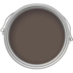 Homebase Smooth Masonry Paint - Bitter Chocolate 2.5L