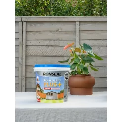 Ronseal Fence Life Plus - Warm Stone - 5L -Furniture Series Store 12833719 9804942087039575