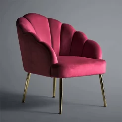 Sophia Scallop Occasional Chair - Cerise 8 Sophia Scallop Occasional Chair - Cerise -Furniture Series Store 12834754 1684833175761318