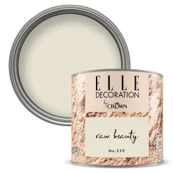 ELLE Decoration By Crown Flat Matt Paint Raw Beauty - Tester 125ml