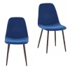 Perth Velvet Diamond Back Dining Chair - Set Of 2 - Navy 1 Perth Velvet Diamond Back Dining Chair - Set Of 2 - Navy -Furniture Series Store 12835995 1104910183508489
