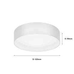 Eglo Pasteri Small Flush Light - White 10 Eglo Pasteri Small Flush Light - White -Furniture Series Store 12836398 2114833171571893