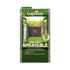 Cuprinol One Coat Sprayable Shed & Fence Paint - Forest Oak - 5L