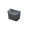 Medium Urban Storage Basket With Lid - Graphite -Furniture Series Store 12837353 1474831942875096