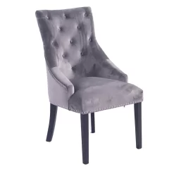 Annabelle Velvet Dining Chairs - Set Of 2 - Grey 12 Annabelle Velvet Dining Chairs - Set Of 2 - Grey -Furniture Series Store 12838750 1104904215103973