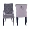 Annabelle Velvet Dining Chairs - Set Of 2 - Grey 2 Annabelle Velvet Dining Chairs - Set Of 2 - Grey -Furniture Series Store 12838750 3784904214980400