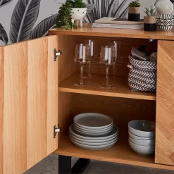 Skelby Herringbone Oak Sideboard 12 Skelby Herringbone Oak Sideboard -Furniture Series Store 12838834 5464832960232024