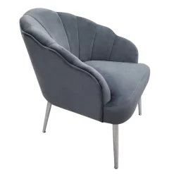 Sophia Scallop Occasional Chair - Grey -Furniture Series Store 12838886 1634940538203316