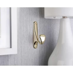 Bull Nose Hook - Polished Brass -Furniture Series Store 12839038 1754995166019556