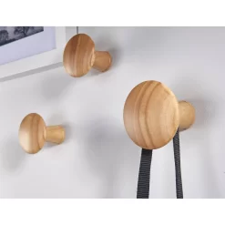 Wood Dots Hook Set - Oak Effect 7 Wood Dots Hook Set - Oak Effect -Furniture Series Store 12839179 3064833202168188