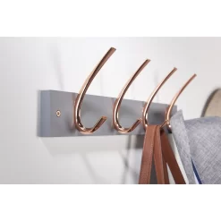 4 Large Rib Copper Hook On Slate Grey Bloc Board -Furniture Series Store 12839288 1494845858220149