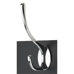 4 Victorian Chrome Hooks On Black Bloc Board -Furniture Series Store 12839302 1704964414511723
