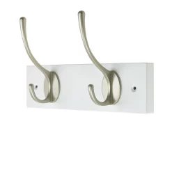 Furniture Series Store 35 2 Victorian Satin Nickel Hooks On White Bloc Board
