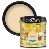 Crown Walls & Ceilings Matt Emulsion Paint Pale Gold - 2.5L 1 Crown Walls & Ceilings Matt Emulsion Paint Pale Gold - 2.5L -Furniture Series Store 12839466 1184969529734884