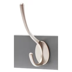 2 Victorian Satin Nickel Hooks On Slate Grey Bloc Board -Furniture Series Store 12839542 1564964414599638