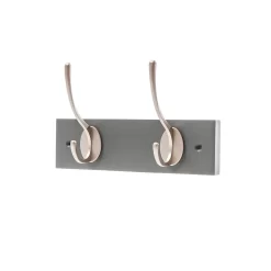 Furniture Series Store 33 2 Victorian Satin Nickel Hooks On Slate Grey Bloc Board