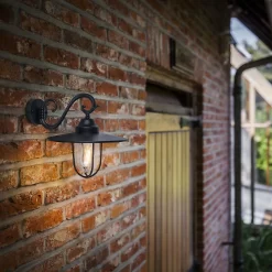 Lutec Lucy Outdoor Wall Lantern - Black -Furniture Series Store 12840500 1244952694890484