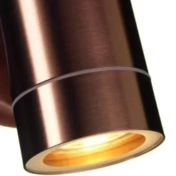 Lutec Rado Up & Down Outdoor Wall Light - Copper -Furniture Series Store 12840510 6864952869520127