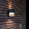 Lutec Lotus LED Up & Down Outdoor Wall Light - Anthracite -Furniture Series Store 12840633 5044952656928970