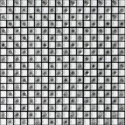 House Of Mosaics Jewel White Self-Adhesive Mosaic Tile Sheet