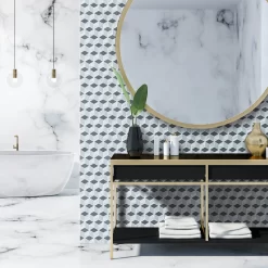 House Of Mosaics Geo Grey Hex Mosaic Tile Sheet 5 House Of Mosaics Geo Grey Hex Mosaic Tile Sheet -Furniture Series Store 12841547 1074833197654190