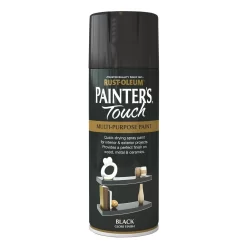 Rust-Oleum Gloss Spray Paint - Black - 400ml