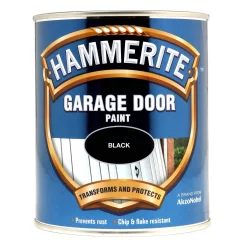 Hammerite Black - Gloss Garage Door Paint - 750ml