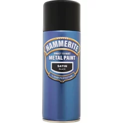 Hammerite Black - Satin Radiator Paint - 400ml