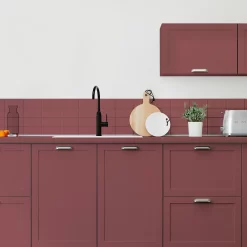 Maison Deco Refresh Kitchen Cupboards, Worktops & Splashbacks Paint Burgundy - 2L -Furniture Series Store 12878358 2134866384318912