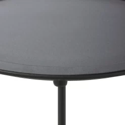 Metal Folding Side Table - Black -Furniture Series Store 12879001 1094940538755658