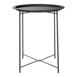Metal Folding Side Table - Black -Furniture Series Store 12879001 1374940538715869