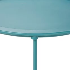 Folding Side Table Dark Teal -Furniture Series Store 12879006 1594888469603364