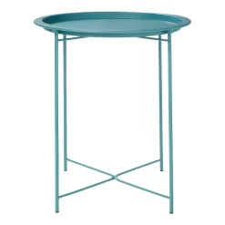 Folding Side Table Dark Teal -Furniture Series Store 12879006 9224888469517198