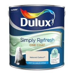 Dulux Simply Refresh One Coat Matt Emulsion Paint Natural Calico - 2.5L 13 Dulux Simply Refresh One Coat Matt Emulsion Paint Natural Calico - 2.5L -Furniture Series Store 12881510 1094843835473653