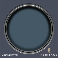 Dulux Heritage Matt Emulsion Paint Midnight Teal - 2.5L -Furniture Series Store 12882026 5514843786537518