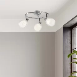 Eliza 3 Lamp Spotlight Plate - Chrome -Furniture Series Store 12882217 2604843518126672