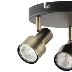 Noah 3 Lamp Spotlight Plate - Black & Antique Brass 11 Noah 3 Lamp Spotlight Plate - Black & Antique Brass -Furniture Series Store 12882222 2044843519113744