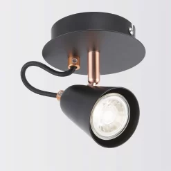 Emma Single Lamp Spotlight - Black & Copper 10 Emma Single Lamp Spotlight - Black & Copper -Furniture Series Store 12882227 1964843519272798